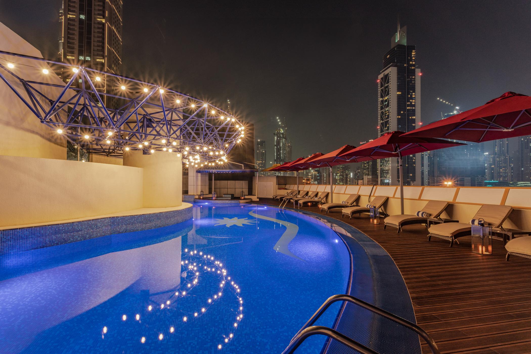 Leva Hotel Mazaya Centre Dubaj Kültér fotó